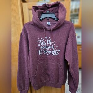 Hooded Sweatshirt Small, holiday! Nwot